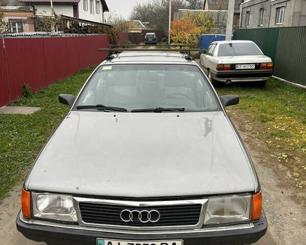 Серый Ауди 100, объемом двигателя 2.21 л и пробегом 400 тыс. км за 1500 $, фото 1 на Automoto.ua