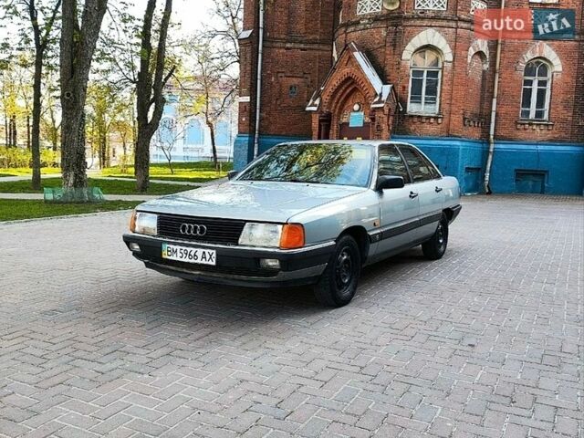 Серый Ауди 100, объемом двигателя 2 л и пробегом 100 тыс. км за 2400 $, фото 1 на Automoto.ua