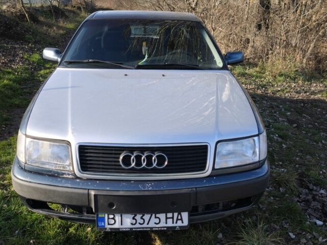 Серый Ауди 100, объемом двигателя 2.8 л и пробегом 440 тыс. км за 2900 $, фото 1 на Automoto.ua