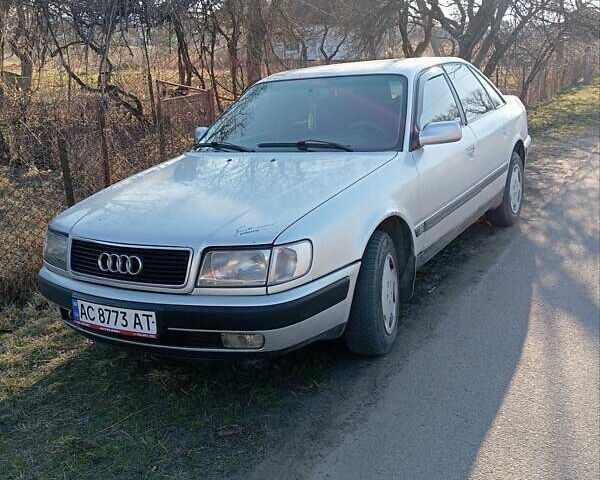 Сірий Ауді 100, об'ємом двигуна 2.31 л та пробігом 450 тис. км за 2100 $, фото 1 на Automoto.ua