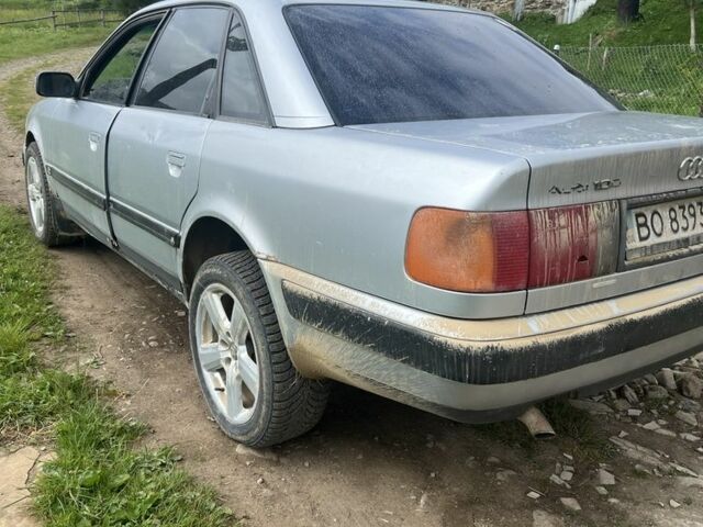 Серый Ауди 100, объемом двигателя 2 л и пробегом 283 тыс. км за 1600 $, фото 1 на Automoto.ua