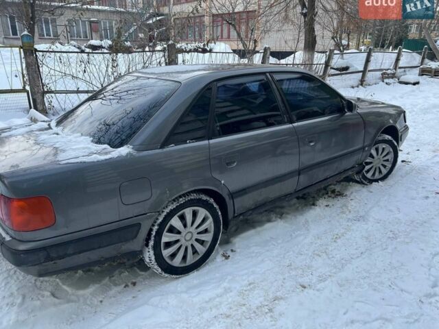 Серый Ауди 100, объемом двигателя 2 л и пробегом 340 тыс. км за 2500 $, фото 1 на Automoto.ua