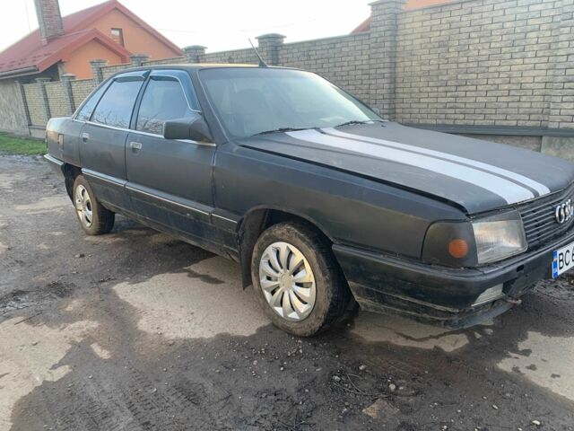 Синий Ауди 100, объемом двигателя 1.8 л и пробегом 200 тыс. км за 450 $, фото 1 на Automoto.ua