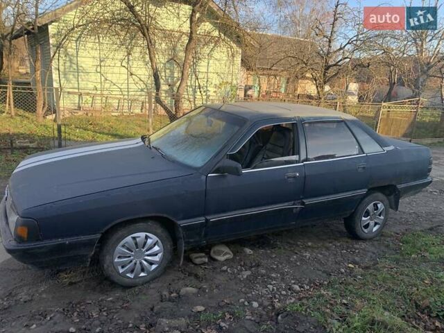 Синий Ауди 100, объемом двигателя 1.8 л и пробегом 200 тыс. км за 450 $, фото 1 на Automoto.ua