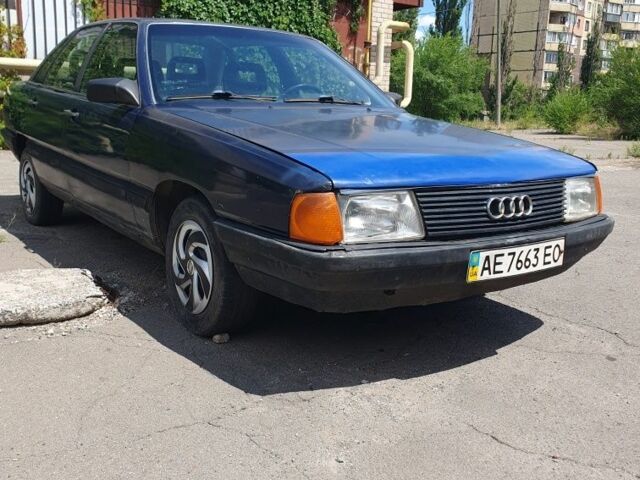 Синій Ауді 100, об'ємом двигуна 2.1 л та пробігом 387 тис. км за 600 $, фото 1 на Automoto.ua
