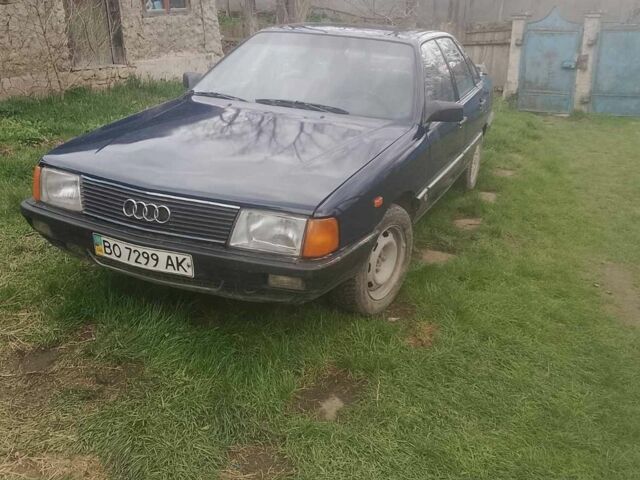 Синій Ауді 100, об'ємом двигуна 1.99 л та пробігом 123 тис. км за 1100 $, фото 1 на Automoto.ua