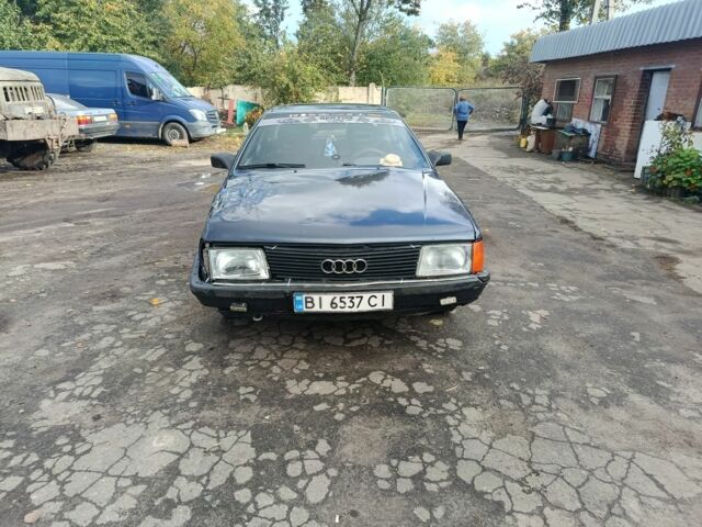 Синій Ауді 100, об'ємом двигуна 2 л та пробігом 500 тис. км за 802 $, фото 1 на Automoto.ua