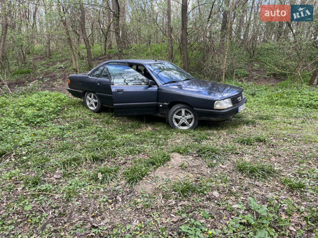 Синий Ауди 100, объемом двигателя 2.31 л и пробегом 430 тыс. км за 1000 $, фото 1 на Automoto.ua