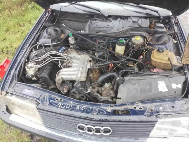 Синий Ауди 100, объемом двигателя 2.3 л и пробегом 200 тыс. км за 591 $, фото 1 на Automoto.ua