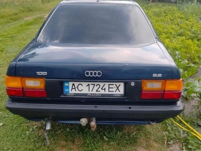Синій Ауді 100, об'ємом двигуна 2.2 л та пробігом 307 тис. км за 1165 $, фото 1 на Automoto.ua