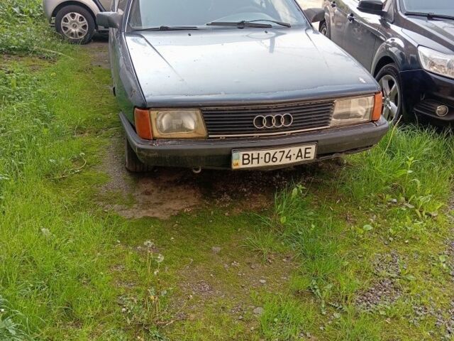 Синий Ауди 100, объемом двигателя 2 л и пробегом 500 тыс. км за 1000 $, фото 1 на Automoto.ua