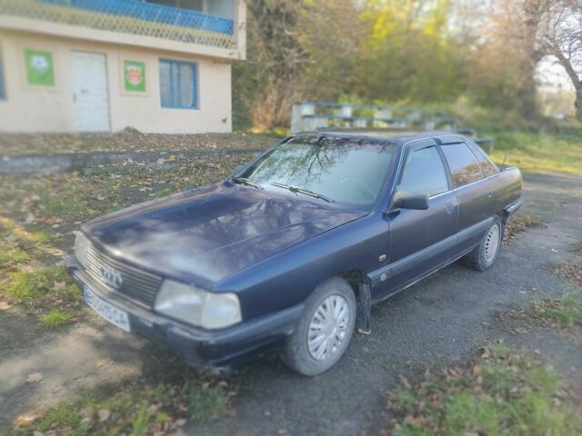 Синий Ауди 100, объемом двигателя 2.3 л и пробегом 240 тыс. км за 950 $, фото 1 на Automoto.ua