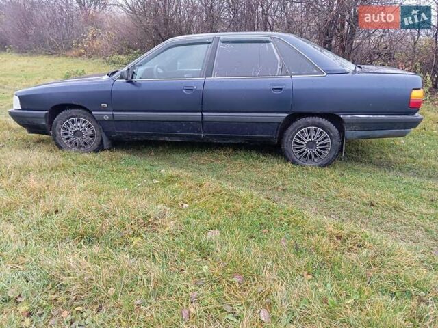 Синий Ауди 100, объемом двигателя 2.31 л и пробегом 424 тыс. км за 1150 $, фото 1 на Automoto.ua