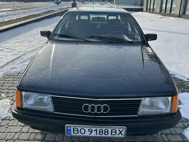 Синий Ауди 100, объемом двигателя 2.3 л и пробегом 336 тыс. км за 1600 $, фото 1 на Automoto.ua