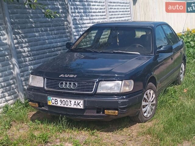 Синий Ауди 100, объемом двигателя 2.8 л и пробегом 250 тыс. км за 2300 $, фото 1 на Automoto.ua