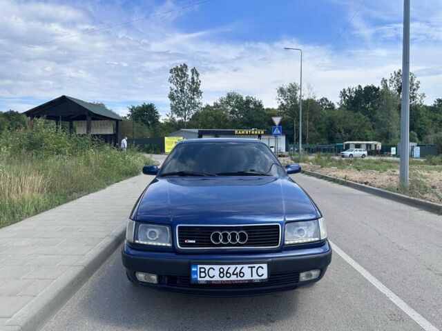Синий Ауди 100, объемом двигателя 2.3 л и пробегом 350 тыс. км за 2300 $, фото 1 на Automoto.ua