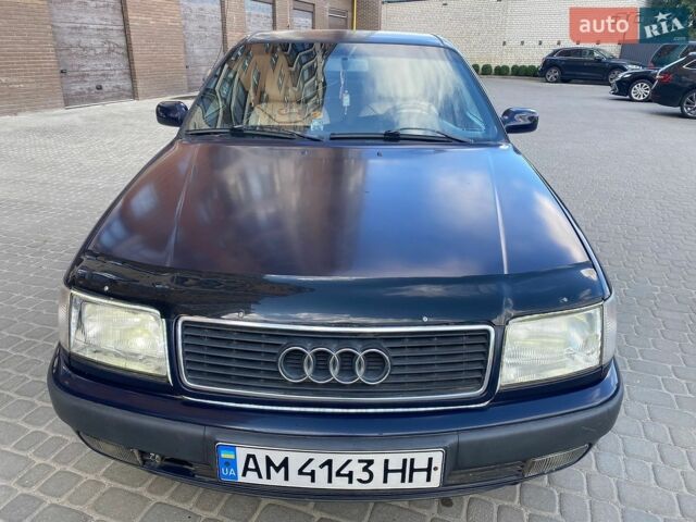Синий Ауди 100, объемом двигателя 2.3 л и пробегом 350 тыс. км за 2250 $, фото 1 на Automoto.ua