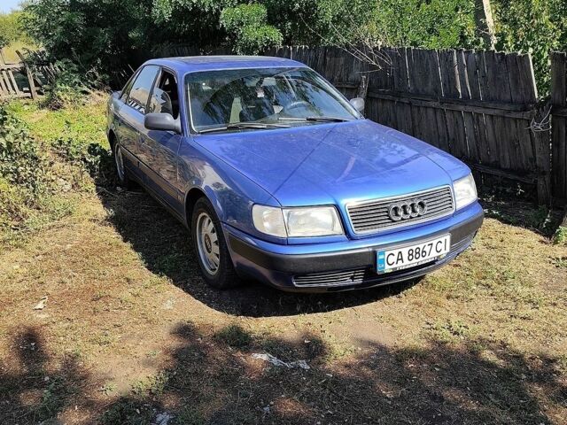 Синий Ауди 100, объемом двигателя 2 л и пробегом 363 тыс. км за 2550 $, фото 1 на Automoto.ua
