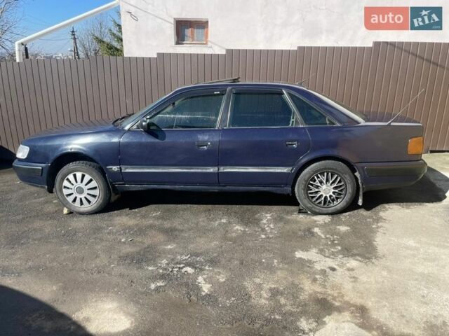 Синий Ауди 100, объемом двигателя 2.3 л и пробегом 480 тыс. км за 1000 $, фото 1 на Automoto.ua