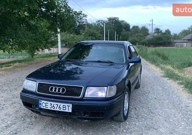 Синий Ауди 100, объемом двигателя 1.98 л и пробегом 120 тыс. км за 1999 $, фото 1 на Automoto.ua