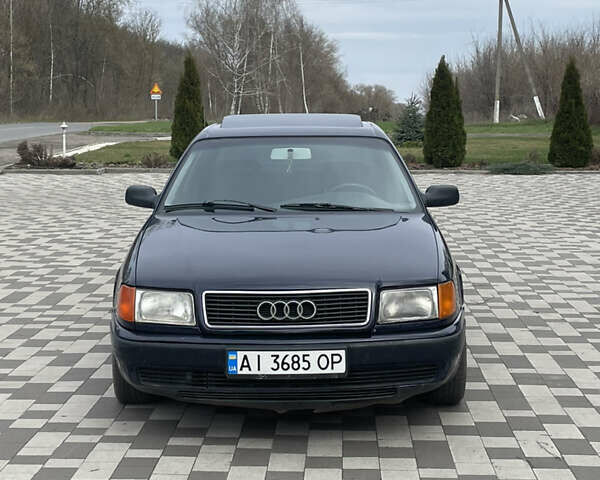 Синий Ауди 100, объемом двигателя 2 л и пробегом 510 тыс. км за 3300 $, фото 1 на Automoto.ua