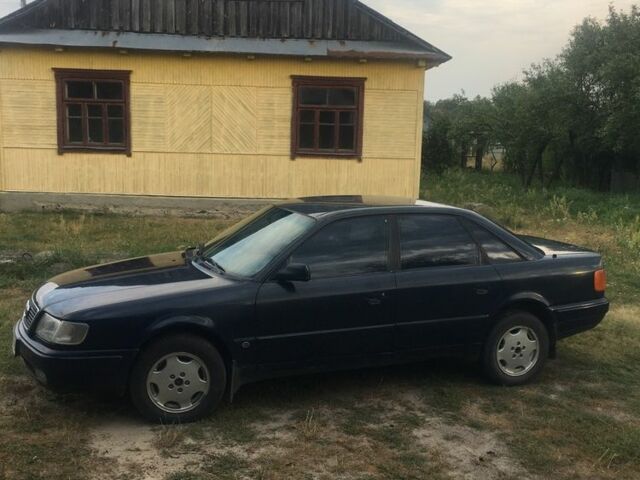 Синий Ауди 100, объемом двигателя 2.8 л и пробегом 220 тыс. км за 2500 $, фото 1 на Automoto.ua