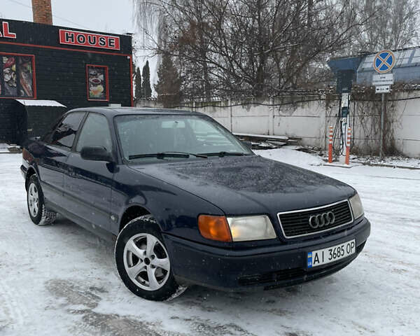 Синий Ауди 100, объемом двигателя 2 л и пробегом 510 тыс. км за 3300 $, фото 1 на Automoto.ua