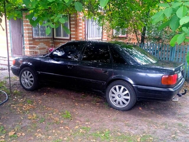 Синий Ауди 100, объемом двигателя 2.6 л и пробегом 357 тыс. км за 3300 $, фото 1 на Automoto.ua