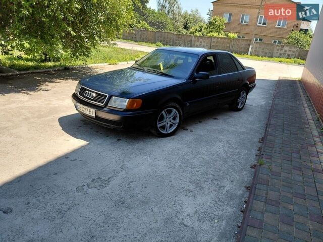 Синий Ауди 100, объемом двигателя 2.3 л и пробегом 255 тыс. км за 1600 $, фото 1 на Automoto.ua