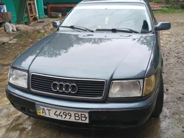 Синій Ауді 100, об'ємом двигуна 2 л та пробігом 450 тис. км за 1600 $, фото 1 на Automoto.ua