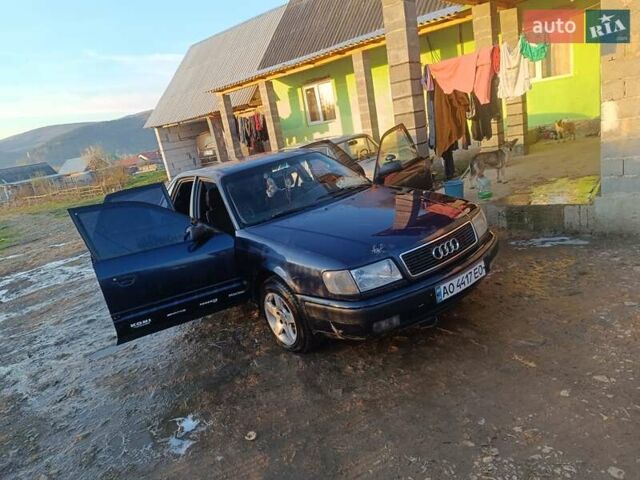 Синий Ауди 100, объемом двигателя 2.6 л и пробегом 310 тыс. км за 2650 $, фото 1 на Automoto.ua
