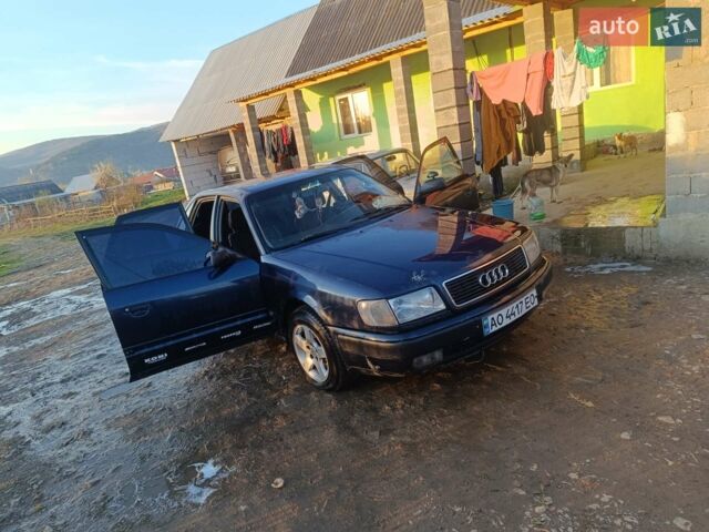 Синий Ауди 100, объемом двигателя 2.6 л и пробегом 310 тыс. км за 2650 $, фото 1 на Automoto.ua