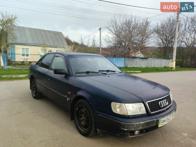 Синій Ауді 100, об'ємом двигуна 2.37 л та пробігом 550 тис. км за 2100 $, фото 1 на Automoto.ua