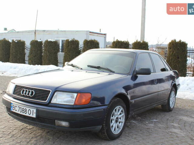 Синий Ауди 100, объемом двигателя 2.6 л и пробегом 358 тыс. км за 2750 $, фото 1 на Automoto.ua