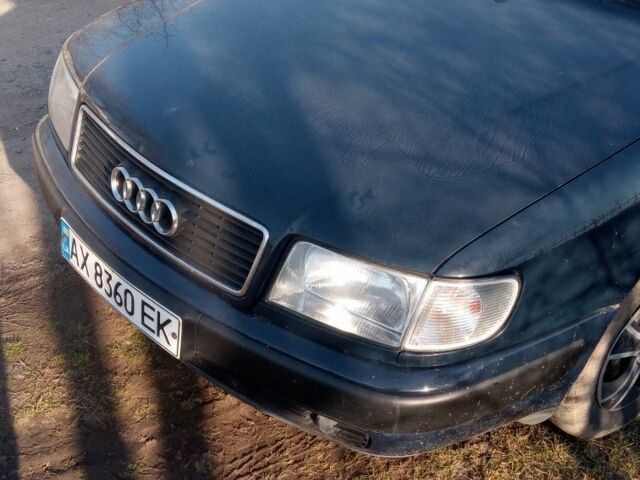 Синій Ауді 100, об'ємом двигуна 2 л та пробігом 360 тис. км за 1900 $, фото 1 на Automoto.ua
