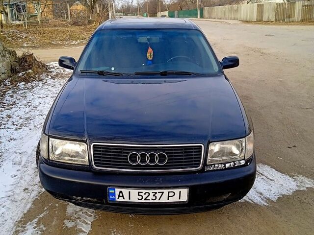Синий Ауди 100, объемом двигателя 2.6 л и пробегом 253 тыс. км за 2450 $, фото 1 на Automoto.ua