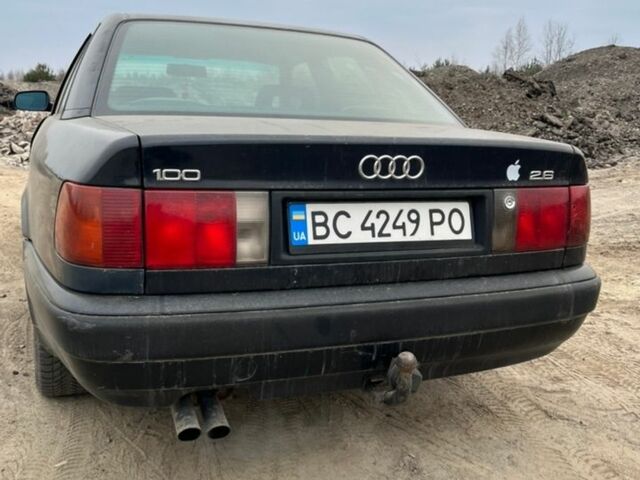 Синий Ауди 100, объемом двигателя 2.6 л и пробегом 220 тыс. км за 2200 $, фото 1 на Automoto.ua