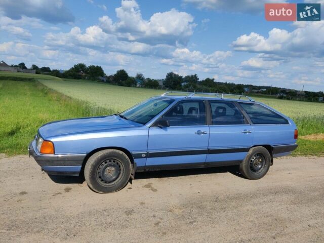 Синій Ауді 100, об'ємом двигуна 2 л та пробігом 366 тис. км за 3800 $, фото 1 на Automoto.ua