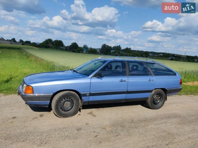 Синий Ауди 100, объемом двигателя 2 л и пробегом 366 тыс. км за 3800 $, фото 1 на Automoto.ua