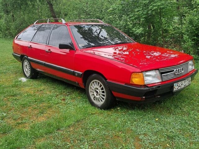 Синий Ауди 100, объемом двигателя 2.2 л и пробегом 60 тыс. км за 1700 $, фото 1 на Automoto.ua