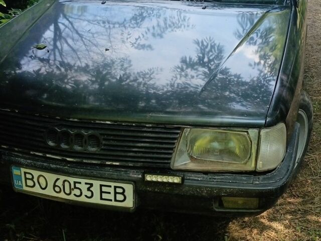 Синий Ауди 100, объемом двигателя 1.8 л и пробегом 400 тыс. км за 1000 $, фото 1 на Automoto.ua