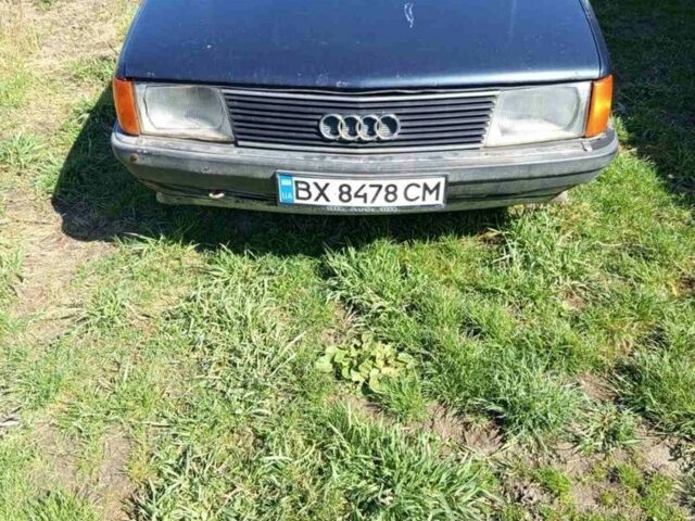 Синий Ауди 100, объемом двигателя 2.4 л и пробегом 360 тыс. км за 1000 $, фото 1 на Automoto.ua