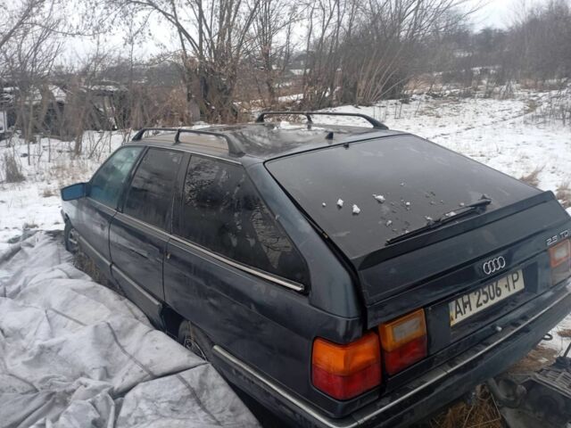 Синий Ауди 100, объемом двигателя 2.5 л и пробегом 200 тыс. км за 805 $, фото 1 на Automoto.ua