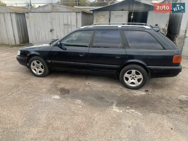 Синий Ауди 100, объемом двигателя 2.8 л и пробегом 224 тыс. км за 3500 $, фото 1 на Automoto.ua