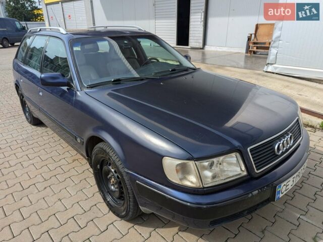 Синий Ауди 100, объемом двигателя 2.6 л и пробегом 295 тыс. км за 3000 $, фото 1 на Automoto.ua
