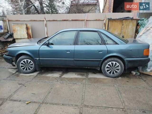 Зеленый Ауди 100, объемом двигателя 2.3 л и пробегом 360 тыс. км за 1200 $, фото 1 на Automoto.ua