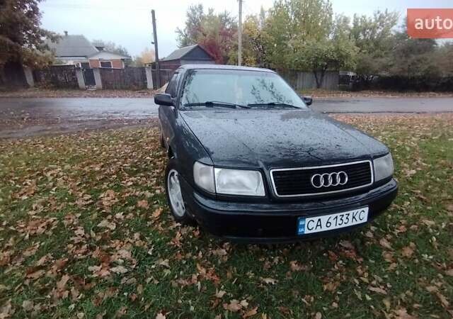 Зеленый Ауди 100, объемом двигателя 2.31 л и пробегом 360 тыс. км за 2700 $, фото 1 на Automoto.ua