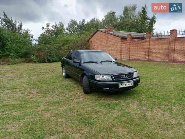 Зеленый Ауди 100, объемом двигателя 2.3 л и пробегом 370 тыс. км за 2550 $, фото 1 на Automoto.ua