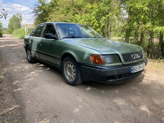 Зеленый Ауди 100, объемом двигателя 2.3 л и пробегом 400 тыс. км за 1400 $, фото 1 на Automoto.ua