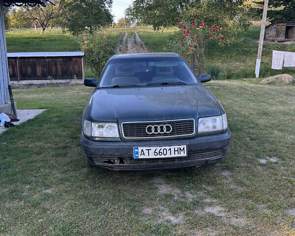 Зеленый Ауди 100, объемом двигателя 2.46 л и пробегом 237 тыс. км за 2600 $, фото 1 на Automoto.ua